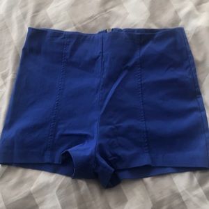 High waisted mini shorts